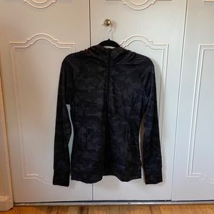 RBX Grey Camo Zip Up Hoodie in M